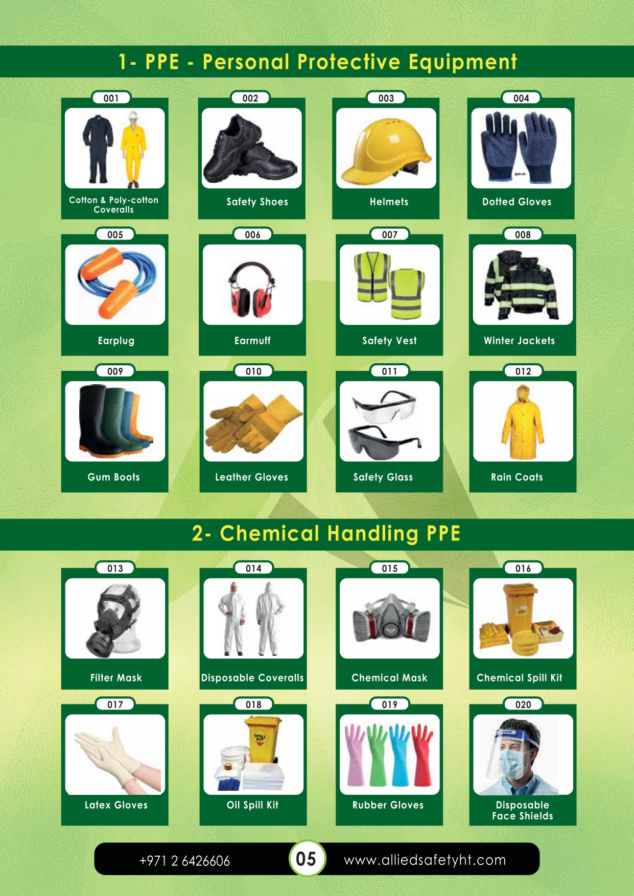 Allied Safety Hardware Catalog Page 1